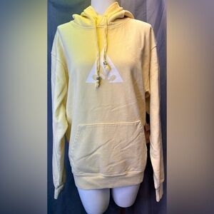 Wasted Collective Oversized Yellow Sweatshirt Hoodie Size Small NWT.